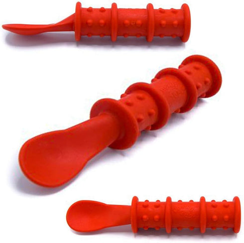 Sensory Spoon (from The Makers of Chewy Tubes) - self-Feeding with Infants as Young as 7 Months...
