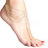 Gold Chain Ankle Bracelet Dainty Cuban Link Chain Multilayer Anklet Crystal Beads Foot Jewelry for Women Teen Girls...