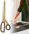 Gold and Black Lightweight Scissors, Golden Scissors, Beautiful for Office Home...