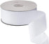 LIUYAXI 2" X 50 Yards Solid White Grosgrain Ribbon, Perfect for Crafts, Wedding Decor, DIY Hair Accessories, Sewing, Gift Package Wrapping and Mor...