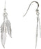 LES POULETTES JEWELS - Sterling Silver Earrings Two Feathers...