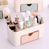 Plastic Cosmetic Display Organizer Makeup Storage Drawers Beauty Organizer Stand Skincare Storage Case Small Cosmetic Shelf for Vanity Dresser Lig...
