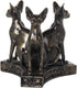 Kino Triple Sphinx Cats Crystal Sphere Ball Stand Display Base Holder Resin Figurines Statue Home Decoration for 60-70mm Sphere (Sphinx cat)...