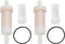 816296Q2 Marine Engine in-Line Fuel Filter with Barbs for 5/16" (8 mm) Fuel Lines with o-ring and Fuel Filter Water Separator 35-816296-4 27500005...