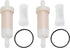 816296Q2 Marine Engine in-Line Fuel Filter with Barbs for 5/16" (8 mm) Fuel Lines with o-ring and Fuel Filter Water Separator 35-816296-4 27500005...