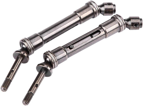 RC Car Drive Shaft, 2 Pcs Metal Rear Drive Shaft for Traxxas Slash 1/10 Short Truck SLA017 SLA018 RC Car Parts Model Accessory...
