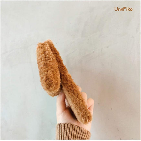 UnnFiko Super Cute Teddy Dog Fluffy Fur Case Compatible with iPhone 7 Plus/iPhone 8 Plus, Fuzzy Furry Warm Plush Soft TPU Winter Case Protective C...