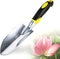 Garden Trowel & Hand Wide Shovel Pointed with Soft Rubberized Non-Slip Ergonomic Handle for Planting, Transplanting, Weeding, Moving and Smoothing...
