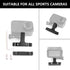 Bicycle Saddle Rail Camera Mount Bike Seat Mount for GoPro Hero 11/10/9/8/7/6/5s/5/4s/4/3+ Campark AKASO DJI OSMO Action Cameras Accessories(Black...