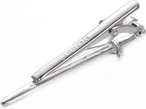 Yoursfs Personalised Novelty Tie Clips for Men Knife Sword Tie Bar Unique Cool Tie Pin for Men's Jewelry Gift...