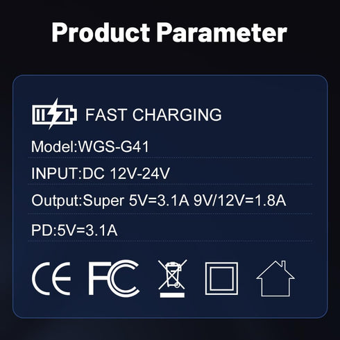 66W Multi-Port USB C Car Charger, PD&QC3.0 Super Fast Charger Cigarette Lighter Plug Adapter for iPhone/Android/Samsung/iPad Pro and More......