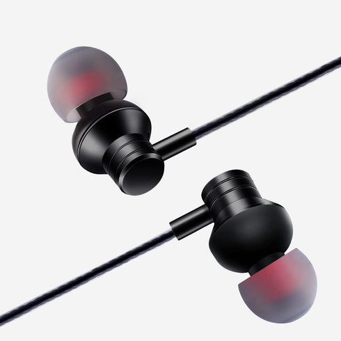 Wired Earbuds Headphones with Microphone Stereo Bass Earphones Noise Isolation in-Ear Headset Compatible with All Smartphones Tablets iPod IPad MP...