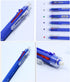 5 + 1 Multifunction Pen Set 0.7mm Colored Ballpoint Pen and 0.5mm Mechanical Pencil in One Pen Package Contains 5pcs Pens and 30pcs Pen Refills an...