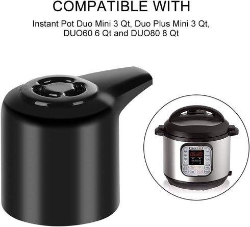 Original Steam Release Valve Handle Replacement for Instant Pot Duo/Duo Plus 3, 5, 6 and 8 Quart, Mini 3 Qt, Duo50 5 Qt, Duo/Duo Plus 60 6 Qt, and...