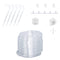 Moistenland Drip Irrigaiton Kits for 1/4" Tubing, Drip Irrigation Accessories Compatible Automatic Drip Kit or Sprinkler Systems...