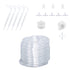 Moistenland Drip Irrigaiton Kits for 1/4" Tubing, Drip Irrigation Accessories Compatible Automatic Drip Kit or Sprinkler Systems...