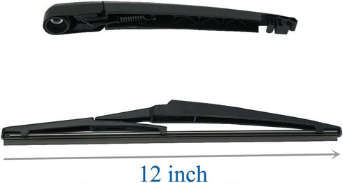 12 Inch rear windshield wipers Replacement for Mazda 3 Hatchback/Mazda 5/Mazda 6 2004-2018 OE:68197111AA 8524248020...