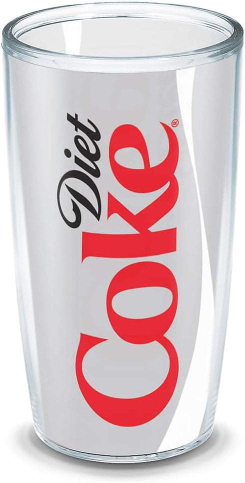 Tervis Coca-Cola - Diet Coke Insulated Tumbler with Wrap, 24oz, Clear...