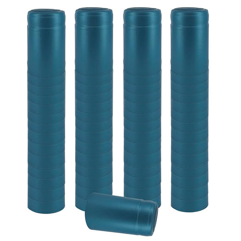 Metallic Light Blue PVC Shrink Capsules-500 Count...