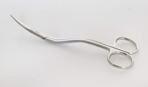 6 Inch Bent Handle Curved Embroidery Scissors---Perfect for Machine Embroidery...