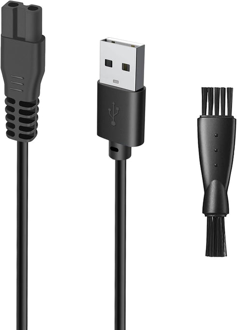 Dog Charger Replacement oneisall Charger, 5V USB Charger Cable Compatible with oneisall Dog Clippers with 1 Cleaning Brush, 3.3ft Power Cord...