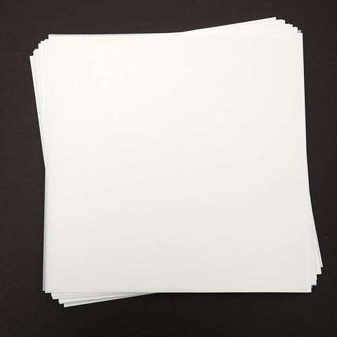 Paper Junkie 100 Sheets Translucent Vellum Paper for Invitations, Crafts, Tracing, 93 GSM (White, 12x12")...