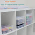 BangQiao 2 Pack Fixed 12 Grids Clear Plastic Organizer Sorting Tray and Transparent Storage Divider Box Container Case for Hardware, Craft, Sewing...