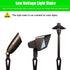 Inground Light Stakes, 1/2 NPT Female Thread, 8.6 Inch Solid Plastic Spikes,Corrosion Resistant Replacement Spike for Outdoor Landscape Path Light...
