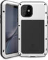 Bpowe for iPhone 11 Case,Super Shockproof Silicone Aluminum Metal Gorilla Glass Armor Tank Heavy Duty Sturdy Protector Cover Hard Case for iPhone ...