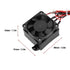 PTC Fan Air Heater 110V Mini Air Heated Constant Temperature Insulation PTC Thermistor Air Heater with Fan(12V 250W)...