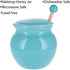 Cottage Creek Honey Jar Honey Keeper, Porcelain Honey Pot with Lid and Wooden Honey Dipper, Honey Storage Container...