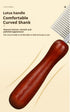 Cat&Dog Flea Comb,Premium Double-Sided Pet Grooming Comb with Ergonomic Wooden Handle-Durable Stainless Steel Flea Comb for Cats and Dogs,Perfectl...