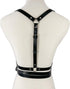 Punk Black Leather Chest Harness Belt for Women Gothic Body Adjustable Waist Belts Dresses Party Accessories...
