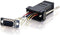 C2G 02947 RJ45 to DB9 Male Serial RS232 Modular Adapter, Black 1.5 Inch...