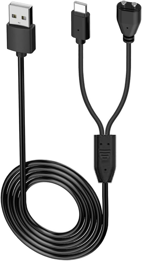 Kissmart Charger for Jugbow/Delupet/Yawpet Dog Training Collar, Magnetic Charging Cable for DT-61/66/67/68/72/73 Shock Collar and Remote (3.3ft/1m...