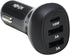 Tripp Lite USB Car Charger, 3 Port USB Car Charger, 36W Max - USB-C PD 3.0 Up to 18W, 2 USB-A QC 3.0 Up to 36W, Black (U280-C03-36W-1B)...