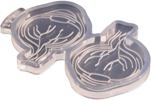 Angel Wings Anatomical Eyes Shape Clear Mold for Epoxy Resin UV Resin, Silicone Mold for DIY Craft Badge Reel Coasters Chocolate Cake Mold...