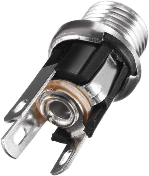 uxcell 5.5mmx2.1mm DC Power Jack Socket Female Mount Connector DC-025M 10pcs...