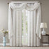 Madison Park Irina Embroidered Kitchen, Transitional Fabric Sheers Single Curtain Scarf for Living Room Light Privacy Curtain Diffusing Sunlight, ...