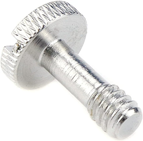 MY MIRONEY 4-Pack 1/4 Inch Camera Quick Release Screw Metal Tripod Screw Adapter Connecter Slotted Screw for DSLR Camera, Type 1...
