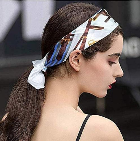 10PCS Women's Fashion Small Square Neck Scarf Satin Scarf Mixed Neck Head Scarf Neckerchief Mixed Pattern & Colors Fashion Accessory Set 19.7" x 1...