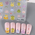 6 Sheets Nail Art Sticker Decals 5D Embossed Nail Art Supplies Self-Adhesive Nail Art Decoration Cartoon Monsters Black Cats Panda Design Manicure...
