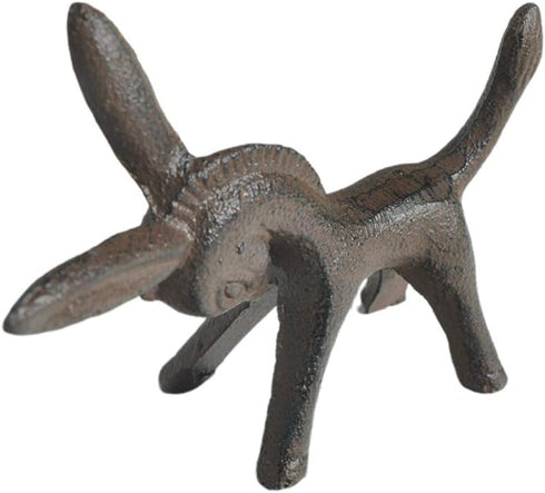 Iron Animal Figurine Donkey Horse Sculpture Desktop Animal Ornaments for Home Office Decoration...