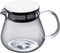 Hemoton Glass Teapot with Stainless Steel Infuser Lid Stovetop Clear Tea Kettle Teapot Blooming and Loose Leaf Tea Maker Tea Brewer for Camping, T...