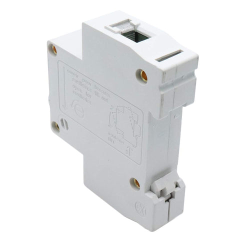 6 Amp Single-Pole Circuit Breaker Switch, Din Rail Mounted Home Use Circuit Breaker for Household Appliance Circuit Security Protection (DZ47-63 C...