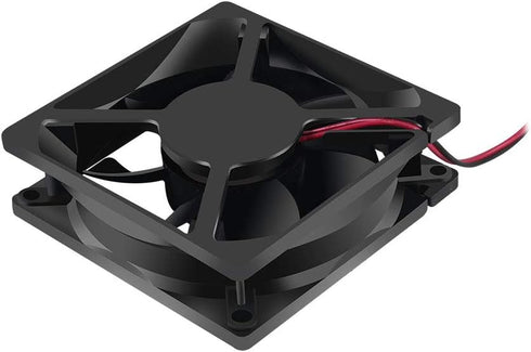 2Pcs 12V 3.14in 0.98in Fan 80mm x 80mm x 25mm Fan DC 12V 8025 Brushless Cooling Fan 80mm 25mm for Cooling PC Computer Case CPU Coolers Radiators 2...