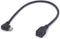 Mini USB Female to Micro USB Left Cable Cord - 90 Degree B Micro USB Male to Mini Female Connector Adapter for MP3 Camera (Left)...