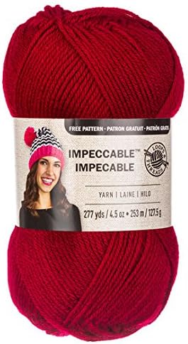 Loops & Threads Impeccable Yarn 4.5 oz. One Ball - Claret......
