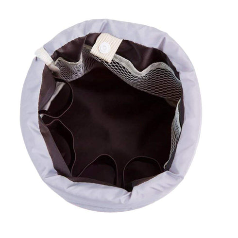 INVODA 4PCS Cosmetic Bag 4 Pieces Barrel Shaped Travel Makeup Bags Large Capacity Soft Waterproof Portable Drawstring Cosmetic Bag Multifunctional...