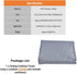 AYNEFY Swing Cushion Cover,Garden Courtyard Outdoor Waterproof 190T Polyester Taffeta Swing Seat Cover 3 Seats Swing Chair Hammock Seat Cushion fo...